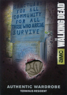 Walking Dead Season 4 Part 1 M12 Wardrobe Card Terminus Resident