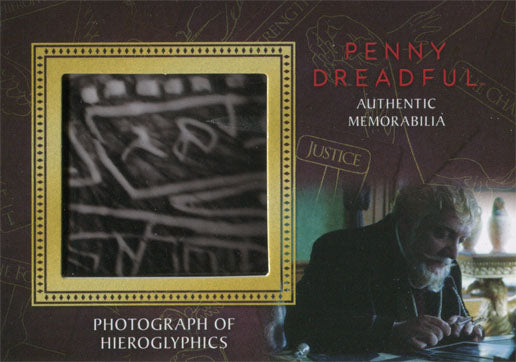 Penny Dreadful Season 1 Prop Memorabilia Card M13 Photograph of Hieroglyphics V1
