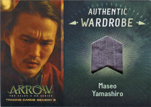 Arrow Season 3 Costume Wardrobe Card M17 Karl Yune as Maseo Yamashiro