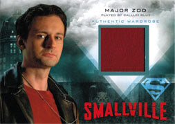 Smallville Seasons 7 thru 10 M17 Wardrobe Costume Card Zods Red Sweater