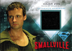 Smallville Seasons 7 thru 10 M19 Wardrobe Costume Card Zods Black Tank