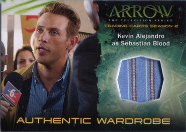 Arrow Season 2 Costume Card M19 Kevin Alejandro as Sebastian Blood
