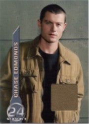 Twenty Four Season 3 Chase Edmonds Brown Jacket Costume Card M1