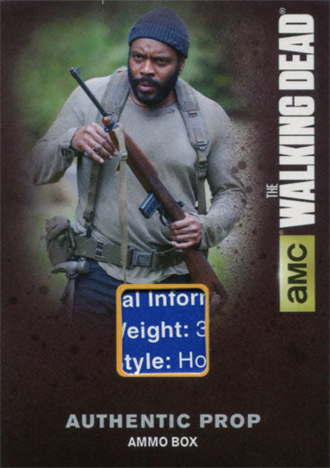 Walking Dead Season 4 Part 1 M27 Prop Card Ammo Box