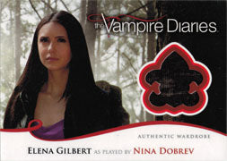 Vampire Diaries Season Two M29 Costume Wardrobe Card Nina Dobrev as Elena