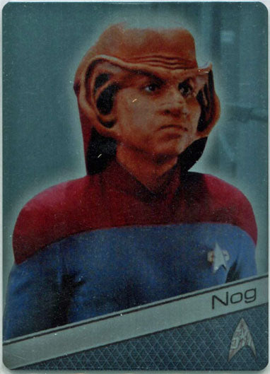 Star Trek 50th Anniversary Metal Chase Card M32 Aron Eisenberg as Nog