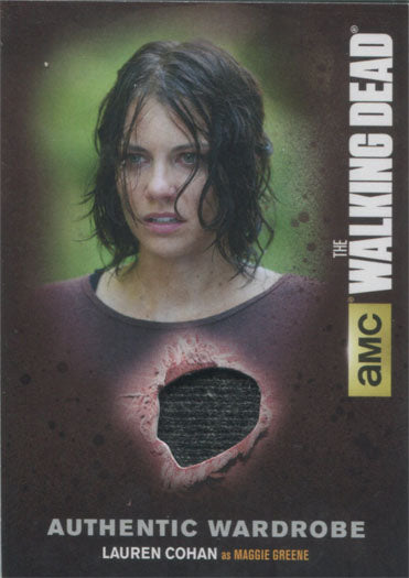 Walking Dead Season 4 Part 2 Wardrobe Card M40 Lauren Cohen as Maggie Greene