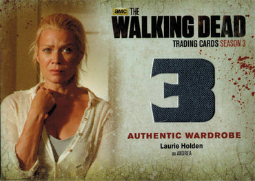 Walking Dead Season Three Part Two M41 Costume Card Laurie Holden as Andrea