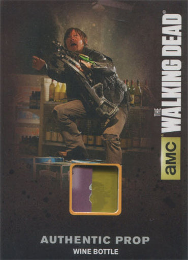 Walking Dead Season 4 Part 2 Authentic Prop Card M46 Wine Bottle