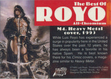 Luis Royo Best of All-Chromium Heavy Metal Chase Card M4