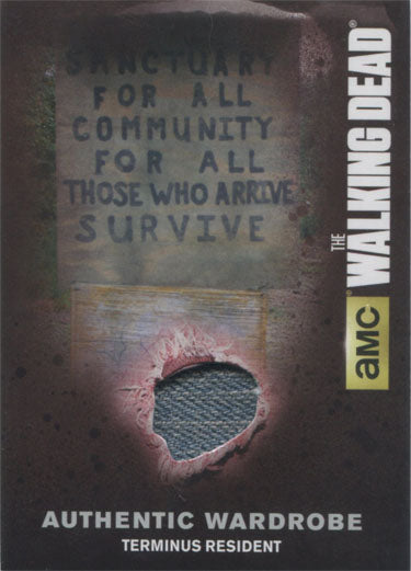 Walking Dead Season 4 Part 2 Wardrobe Card M57 Terminus Resident
