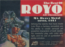 Luis Royo Best of All-Chromium Heavy Metal Chase Card M5
