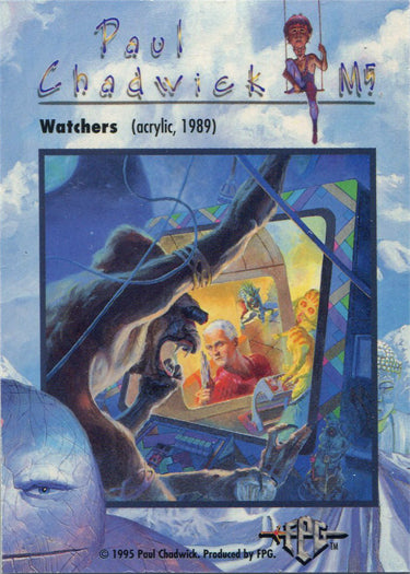 Paul Chadwick Metallic Storm Chase Card M5 Watchers