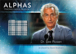 Alphas Season One M6 Wardrobe Costume Card David Strathairn as Dr. Lee Rosen