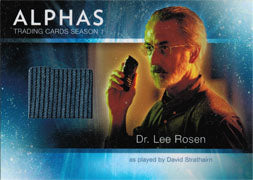 Alphas Season One M7 Wardrobe Costume Card David Strathairn as Dr. Lee Rosen