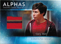 Alphas Season One M9 Wardrobe Costume Card Ryan Cartwright as Gary Bell