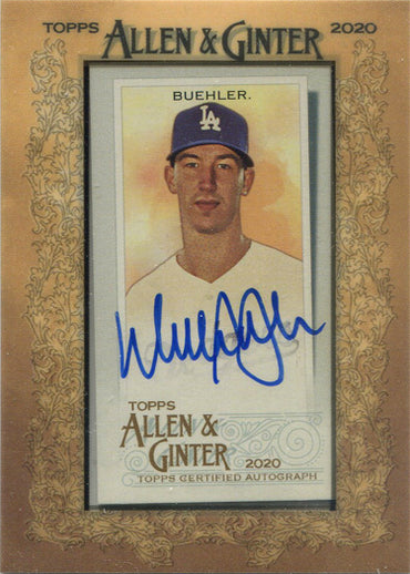 Topps Allen & Ginter Baseball 2020 Mini Autograph Card MA-WB Walker Buehler