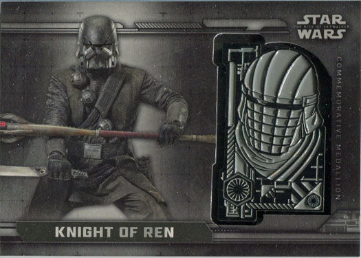Star Wars Rise Skywalker Commemorative Medallion Card MC-KJ Knight of Ren