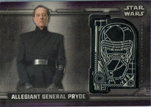 Star Wars Rise Skywalker Commemorative Medallion Card MC-KP Pryde Purple 30/99