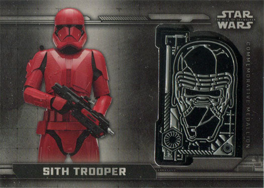 Star Wars Rise Skywalker Commemorative Medallion Card MC-KST Sith Trooper