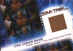 Complete Star Trek Movies MC7 CPO Janice Rand Costume Card #1431