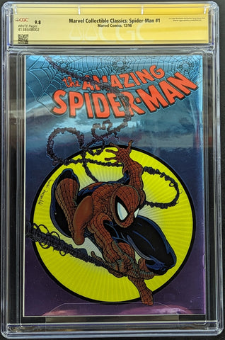 Marvel Collectible Classics Spider-Man #1 Signed Todd McFarlane Graded CGC 9.8 Amazing #300