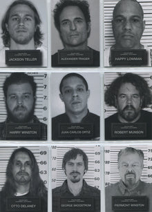 Sons of Anarchy Seasons 6 & 7 Mugshots Complete 9 Chase Card Set