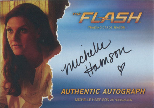 Flash Season 1 Autograph Card MHR Michelle Harrison as Nora Allen