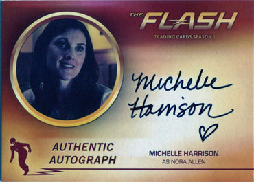Flash Season 2 Autograph Card MHR Michelle Harrison as Nora Allen