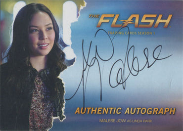 Flash Season 1 Autograph Card MJ Malese Jow as Linda Park