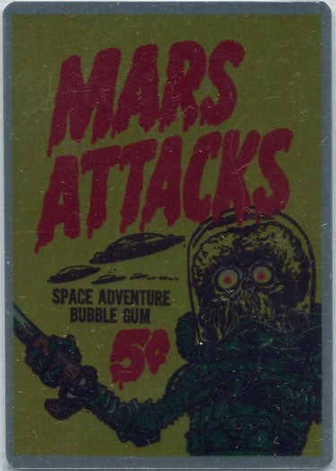 Topps Mars Attacks Occupation Kickstarter MM-C Metal Case Topper Card