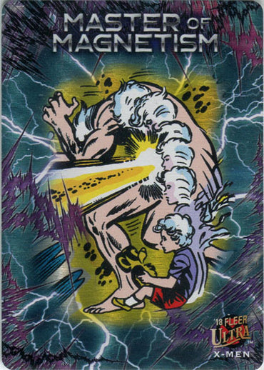 X-Men 2018 Fleer Ultra Master of Magnetism Metal Chase Card MM9