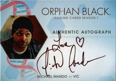 Orphan Black Season 1 Autograph Card MM Michael Mando as Vic