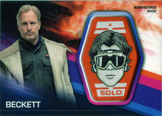 Solo Star Wars Story Patch Card MP-BH Woody Harrelson as Beckett
