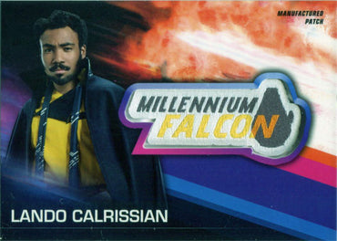 Solo Star Wars Story Patch Card MP-LM Millenium Falcon Donald Glover as Lando