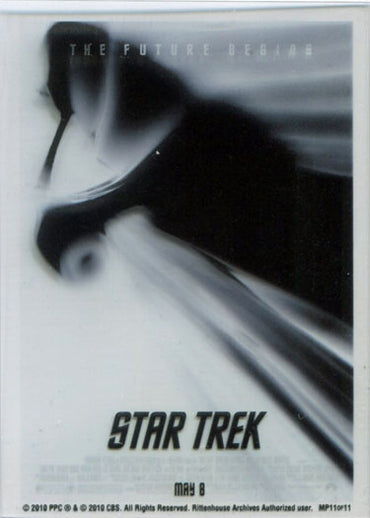 Star Trek Beyond MP11 Movie Poster Plastic Case Topp Chase Card
