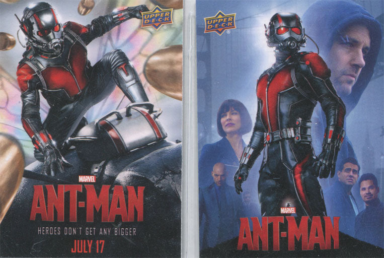 Marvel Ant-Man Movie Posters Complete 2 Chase Card Set