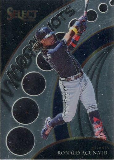 Panini Select Baseball 2021 Moonshots Insert Card MS-12 Ronald Acuna Jr.