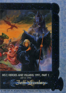 Jeff Easley Fantasy Art 1995 Metallic Storm Chase Card MS1 Heroes Villians