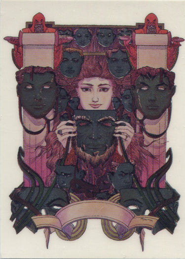 Michael Kaluta Fantasy Art 1994 Metallic Storm Chase Card MS2 ARIA Personae