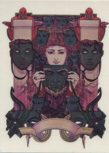 Michael Kaluta Fantasy Art 1994 Metallic Storm Chase Card MS2 ARIA Personae