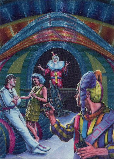 Barclay Shaw Fantasy Art 1995 Metallic Storm Chase Card MS3
