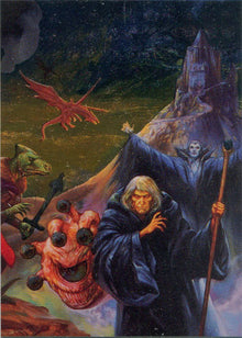 Jeff Easley Fantasy Art 1995 Metallic Storm Chase Card MS3 Heroes Villians