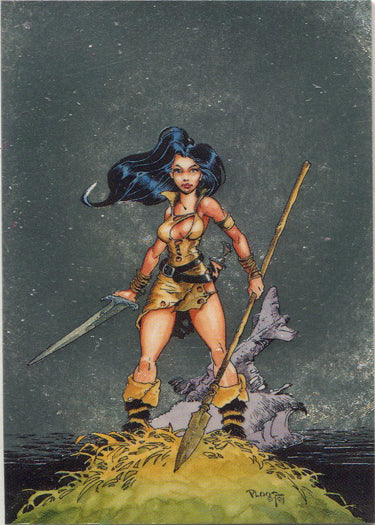 Mike Ploog Art 1994 Metallic Storm Chase Card MS4 Survivor