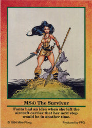 Mike Ploog Art 1994 Metallic Storm Chase Card MS4 Survivor