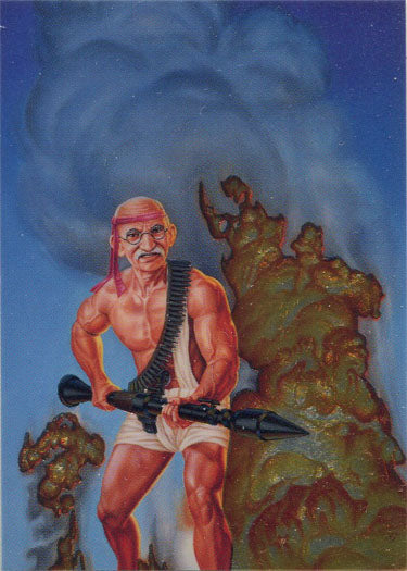 Barclay Shaw Fantasy Art 1995 Metallic Storm Chase Card MS5
