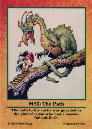 Mike Ploog Art 1994 Metallic Storm Chase Card MS5 The Path