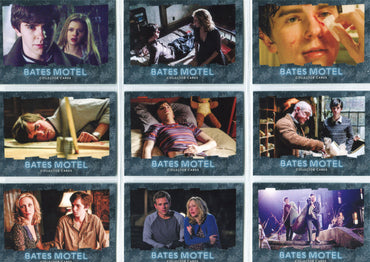 Bates Motel Making of Norman Bates Complete 9 Chase Card Set M1 to M9