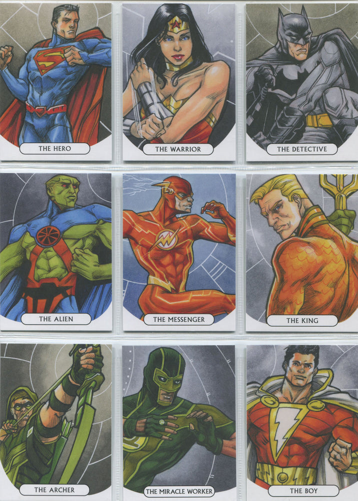 DC Comics Justice League Madame Xanadu Tarot Card Complete 9 Card Chase Set