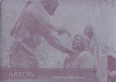 Arrow Season 2 Printing Plate Mirakuru Chase Card U2 Magenta